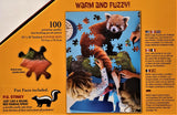 Animal-Shaped 100pc Jigsaw Puzzle - I am Lil' Red Panda