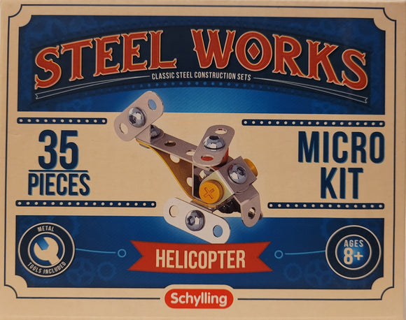 Steel Works Micro kit 35pc Helcopter