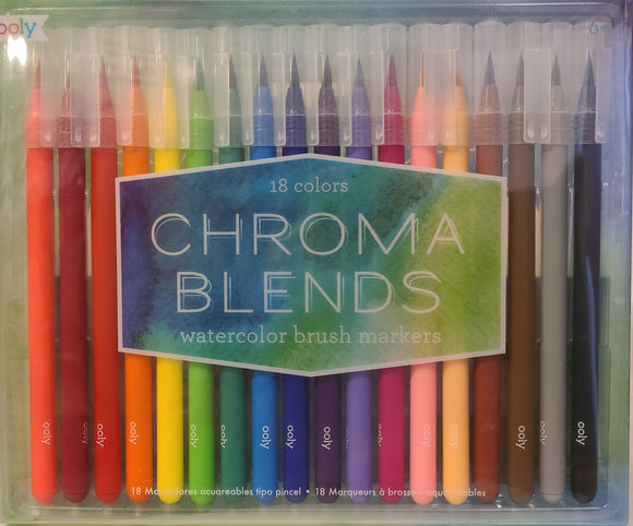 Chroma Blends Watercolour Brush Markers