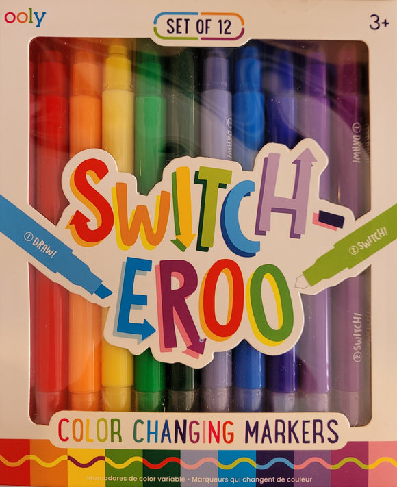 Switch-eroo Colour Changing Markers Set of 12
