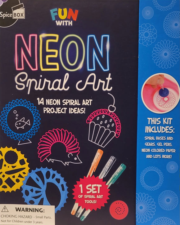 Spiral Art - Neon