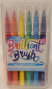 Brilliant Brush - 12 Brush Markers