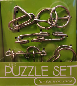 Green Wire Puzzle Set