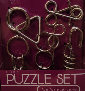 Purple Wire Puzzle Set