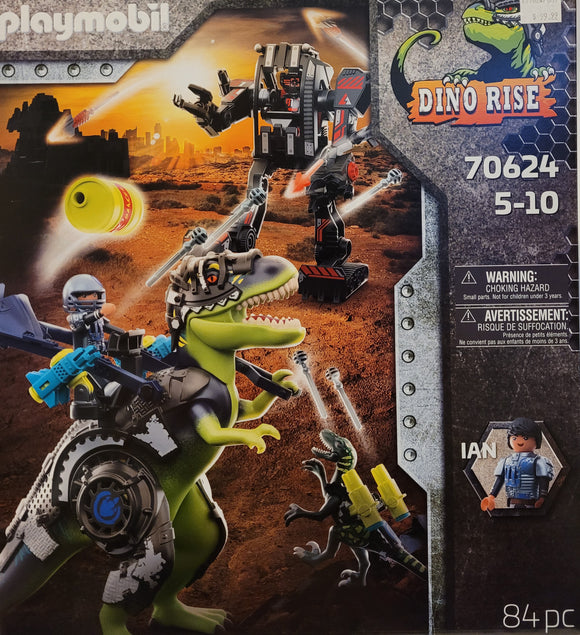 Playmobil Dino Rise - T-Rex: Battle of the Giants 70624