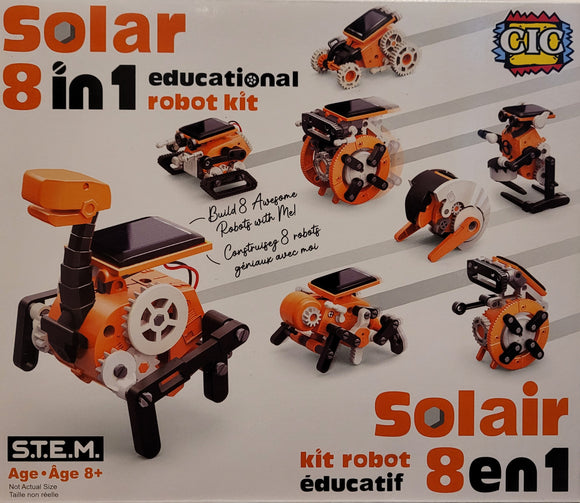 Solar 8 in 1 Educational Robot