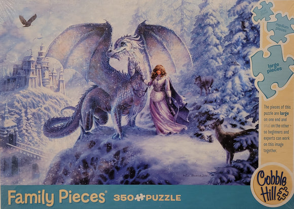 Cobble Hill 350pc Family Puzzle - Ice Dragon