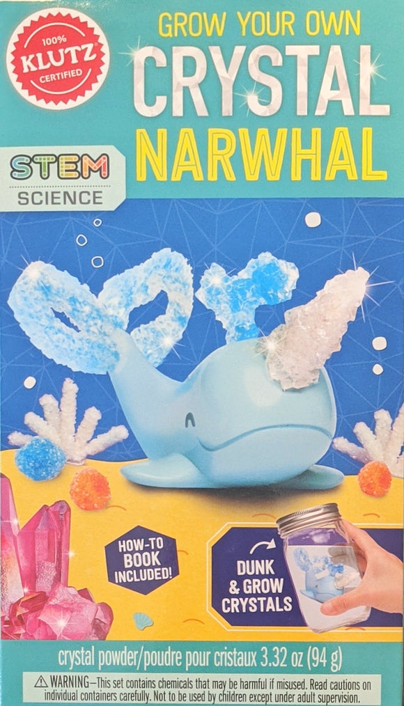 Klutz Grow Own Crystal Narwhal