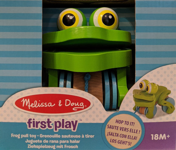 First Play Frog Pull Toy
