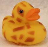 Mini Animal Print Rubber Duck