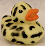 Mini Animal Print Rubber Duck