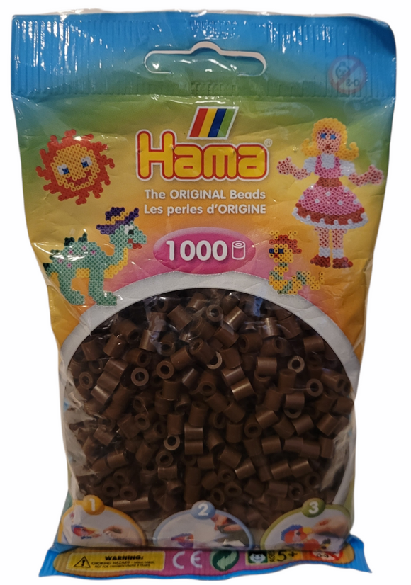 Hama Beads - Brown