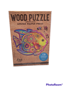 Wood Puzzle - Fish