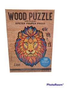 Wood Puzzle - Lion