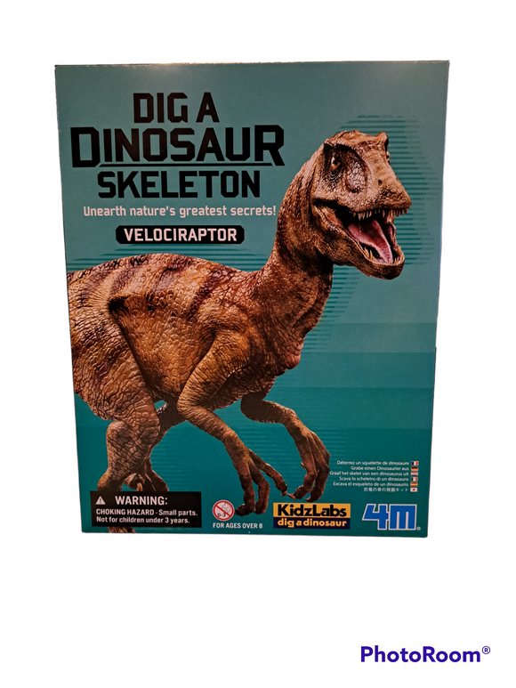 Dig a Dinosaur Skeleton-Velociraptor