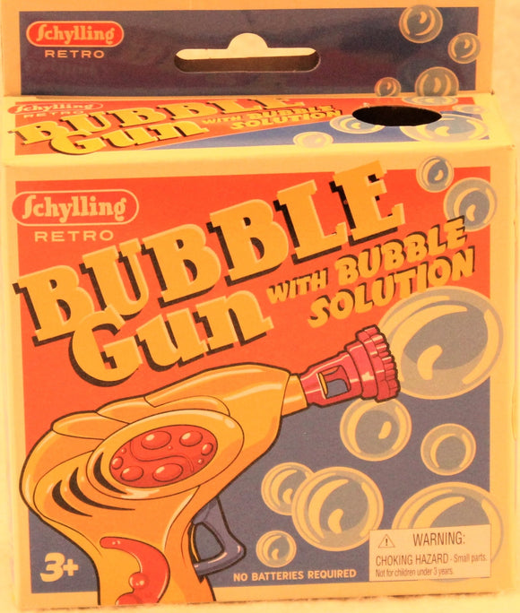 Retro Bubble Gun with Solution