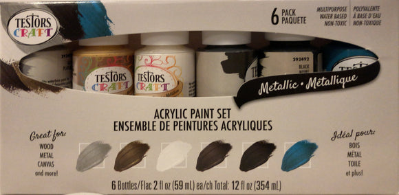 Acrylic Paint Set - Metallic